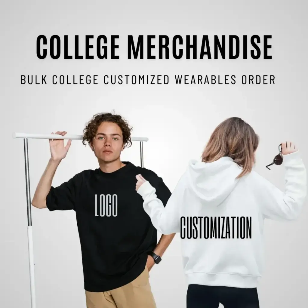 college merchandise | dtf hub delhi | cotton terry 240 gsm