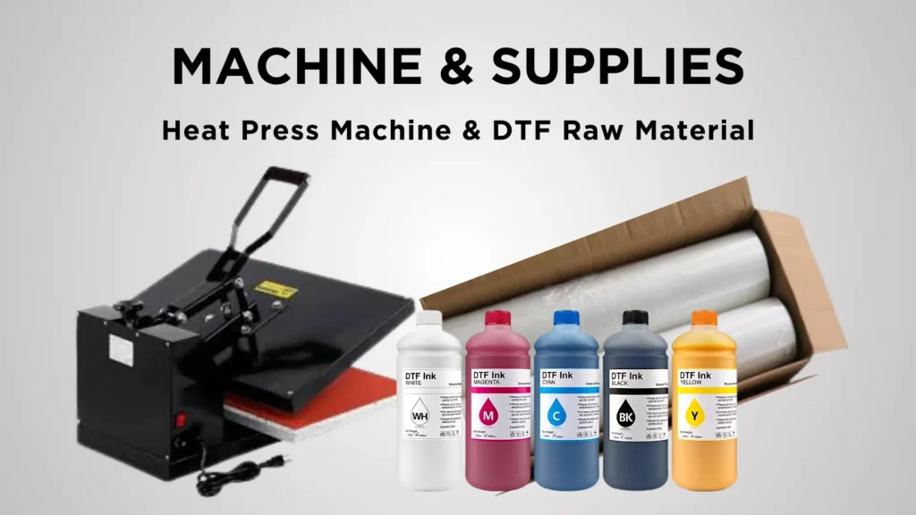 heat press machine importers | heat press machine sellers | dtf raw materials supplier | dtf inks | dtf roll 24 inch 100 meter roll supplier | dtf hub delhi