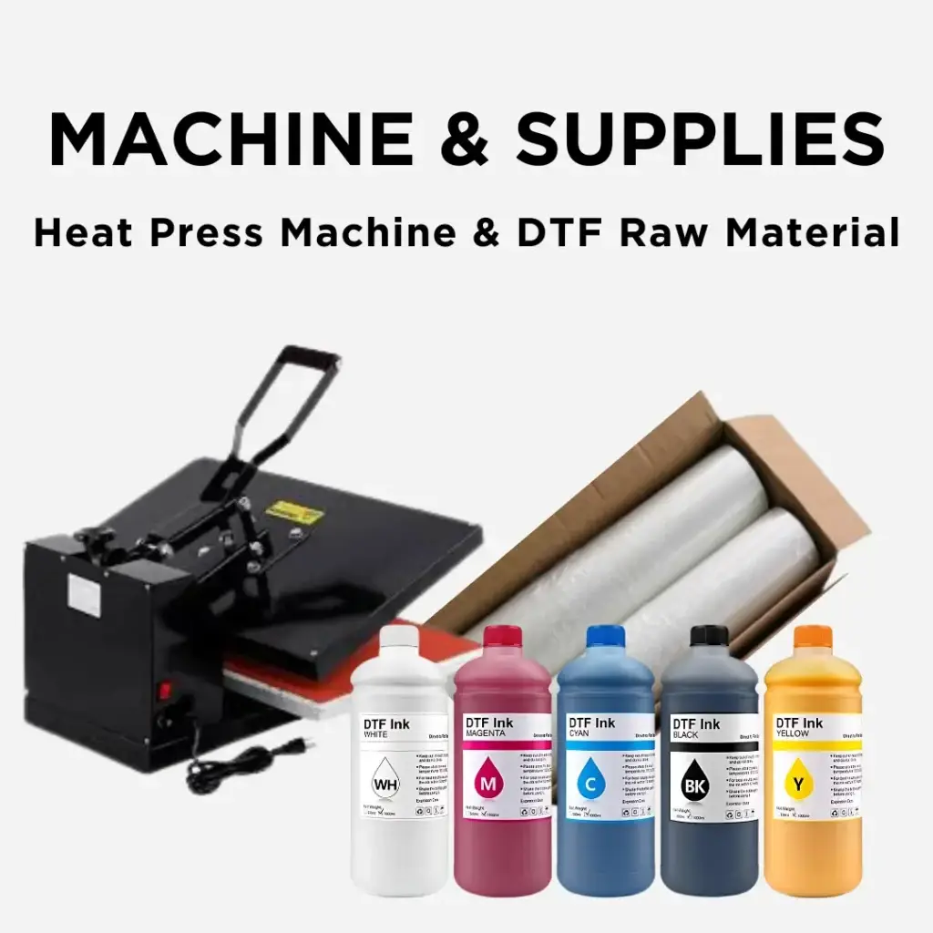 heat press machine importers | heat press machine sellers | dtf raw materials supplier | dtf inks | dtf roll 24 inch 100 meter roll supplier | dtf hub delhi