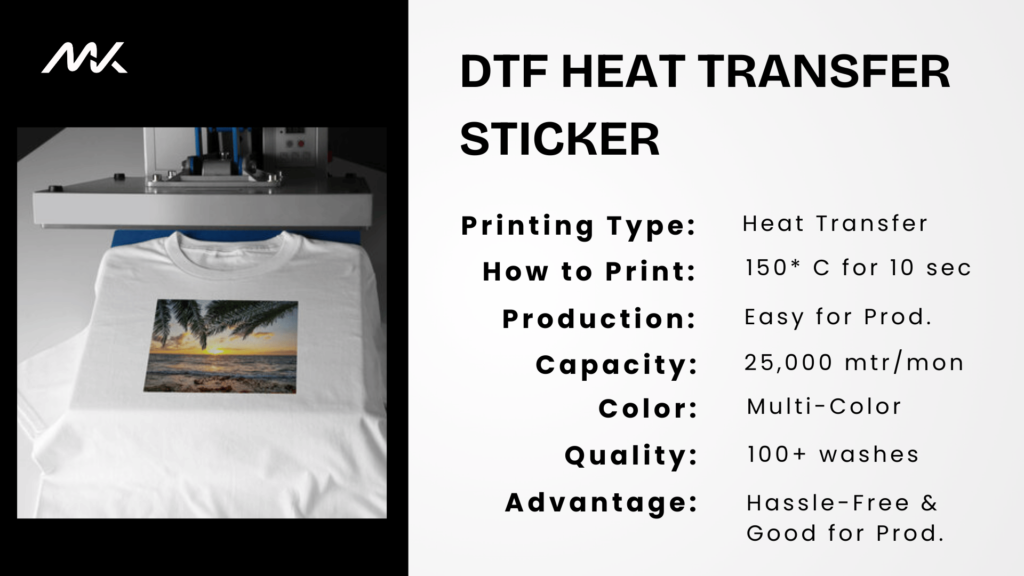 DTF HEAT TRANSFER STICKER | DTF PRINTING | DTF HEAT TRANSFER STICKER MANUFACTURER IN INDIA