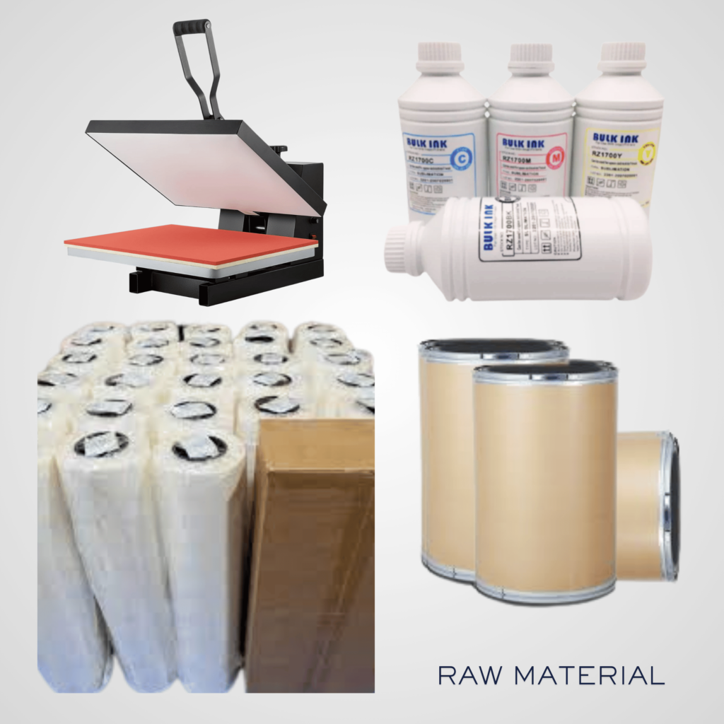 DTF RAW MATERIAL | DTF INK SUPPLIER | DTF ROLL DOUBLE MATTED SHEET 24 INCH SELLER | DTF BULK INK | DTF POWDER SELLER