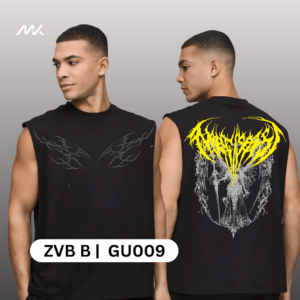 Boxy tank vest | 240 cotton terry Vest for gym | vest for boys | printed vest for clothing shops | printed tank vest for gym boys | printed tank vest supplier | sinvats apparels | dtf hub | white color half sleeves tshirt | black color vest