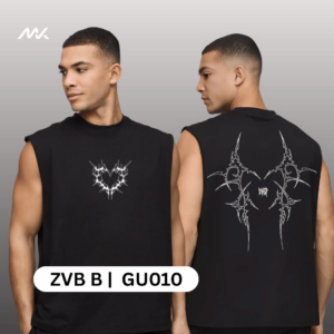 Boxy tank vest | 240 cotton terry Vest for gym | vest for boys | printed vest for clothing shops | printed tank vest for gym boys | printed tank vest supplier | sinvats apparels | dtf hub | white color half sleeves tshirt | black color vest