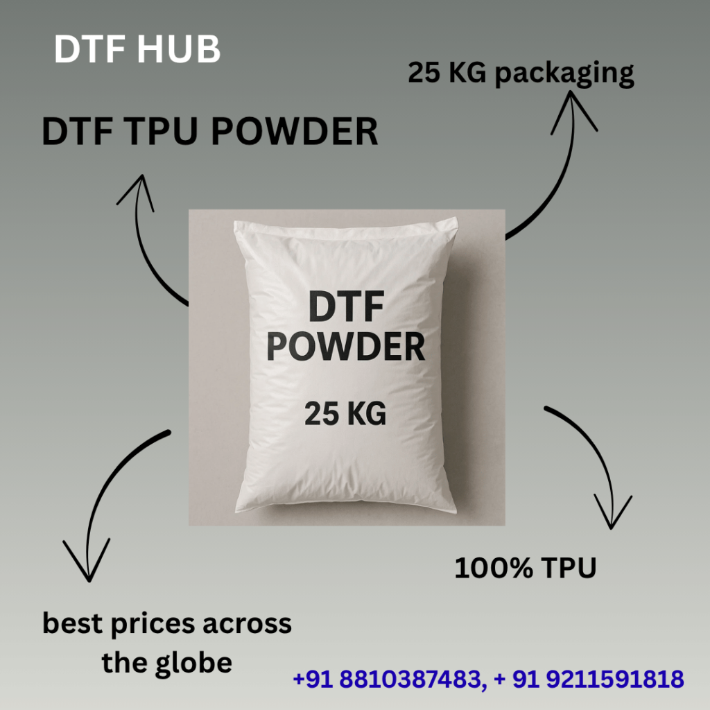 DTF POWDER 25 KG | TPU 100% DTF HOT MELTING POWDER IMPORTER IN INDIA